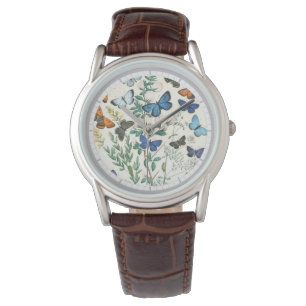 Montre Image de papillons. Motif de papillons sur un
