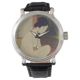 Montre Image japonaise Vintage de Woman After Bath