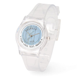 Montre Image Personnaliser | Sangle silicone transparent