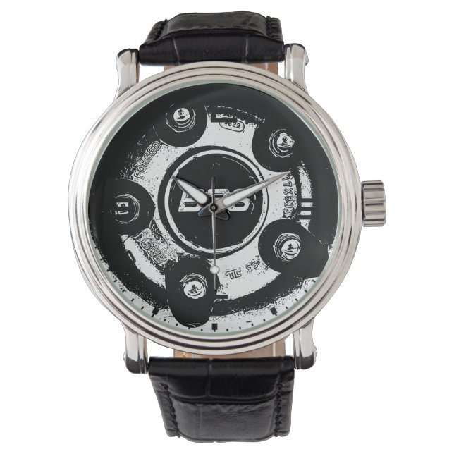Montre Image Vectorielle Bbs Sti Noir Et Blanc (devant)
