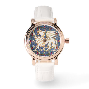 MONTRE IMAGINAIRE BLANC BLEU GRIFFINS