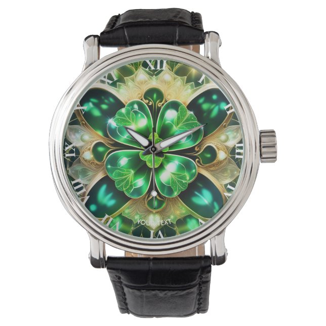 Montre Imaginaire Cute Clover Four Leaf (devant)
