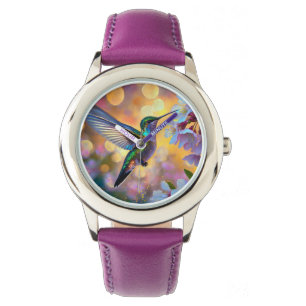 Montre Imaginaire de cerisier en fleurs Hummingbird