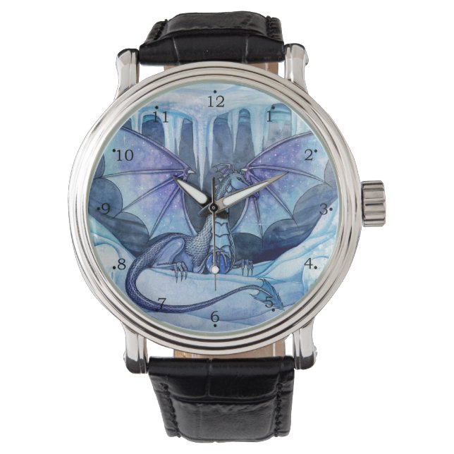 Montre Imaginaire de Dragon de glace par Molly Harrison (devant)