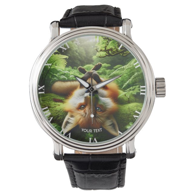 Montre Imaginaire mignon Jouer Fox Forest (devant)