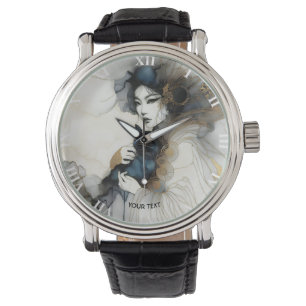 Montre Imaginaire mignonne japonaise fille chat