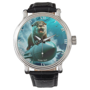 Montre Imaginaire Mignonne Torpedo Otter Mer