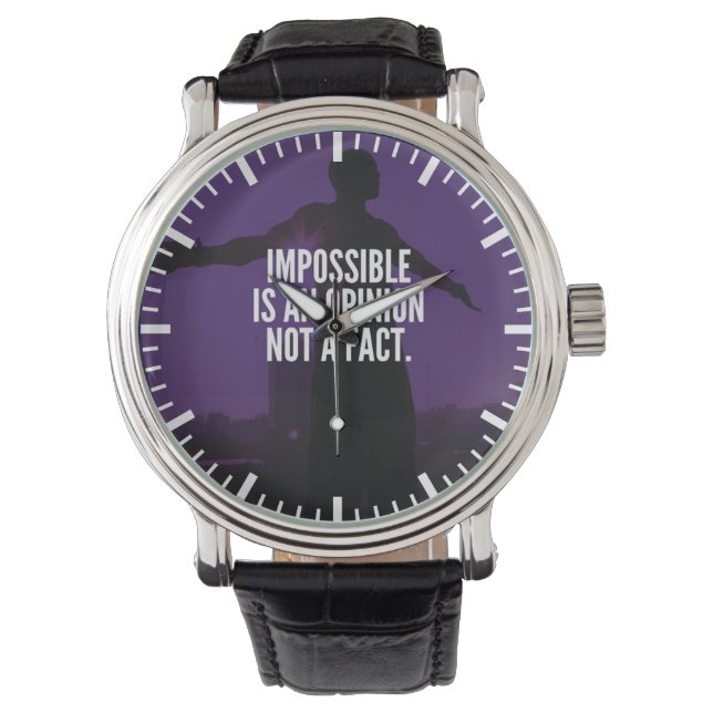 Montre Impossible Est Une Opinion - Motivation De L'Exerc (devant)