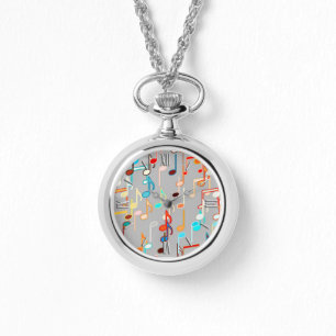 Montre Impression musicale - Gris moyen, Multi