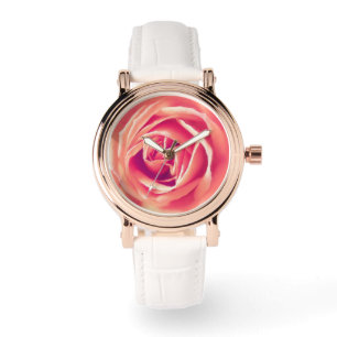 Montre Impression rose corail