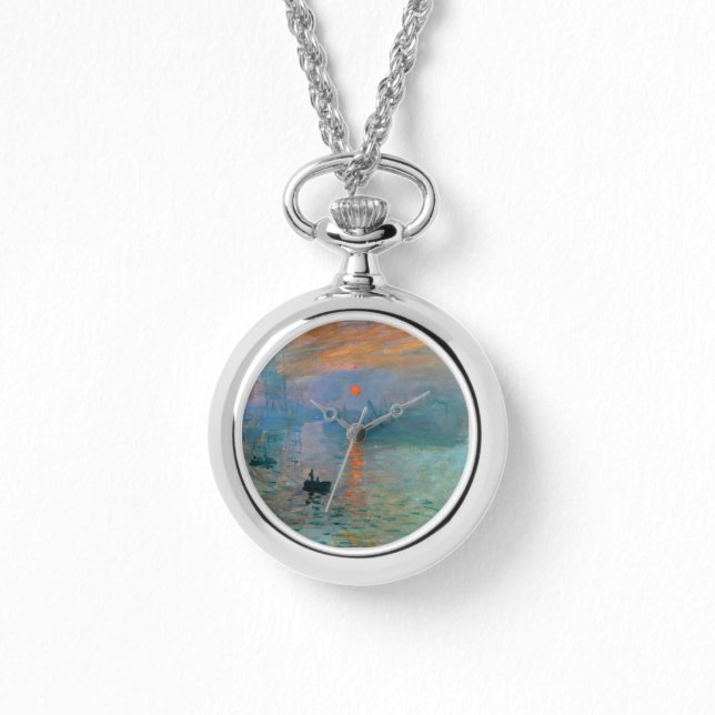 Montre Impression Sunrise par Claude Monet (Recto)