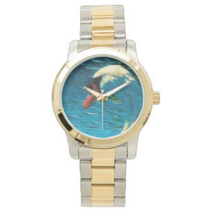 Montre Impressionnisme Abstrait du cygne muet