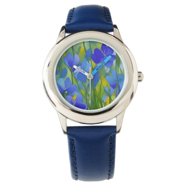 Montre Impressionniste Texas Bluebonnets (devant)