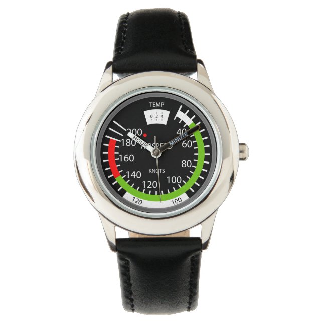 Montre Indicateur de vitesse verticale Geek de l'aviation (devant)