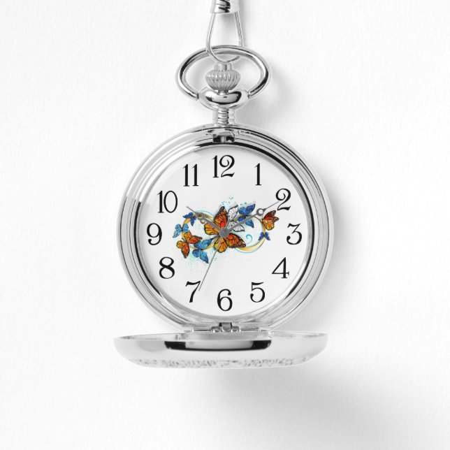 Montre Infinity of Monarch Butterflies (Recto)