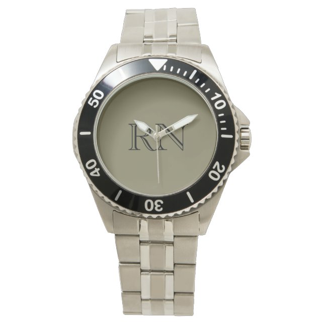 Montre Infirmière de la RN masculine sur mesure (devant)