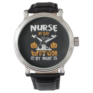 Montre Infirmière d'Halloween par sorcière de jour par nu