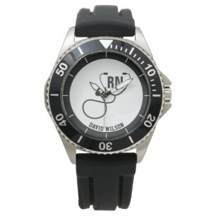Montre Infirmière inscrite à la RN personnalisée