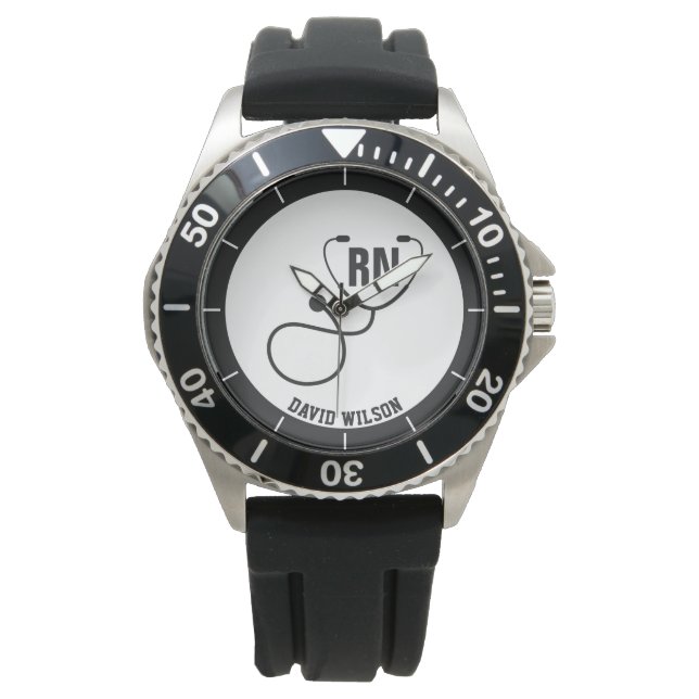 Montre Infirmière inscrite à la RN personnalisée (devant)