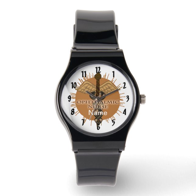 Montre Infirmière ophtalmique Caduceus (Recto)