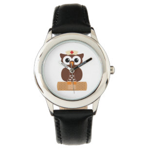 Montre Infirmière Owl (avec bandaid)