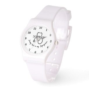 Montre Infirmière sauver des vies superpuissance mot art