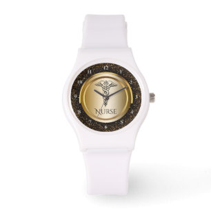 Montre Infirmières Médicales du symbole   de caducée