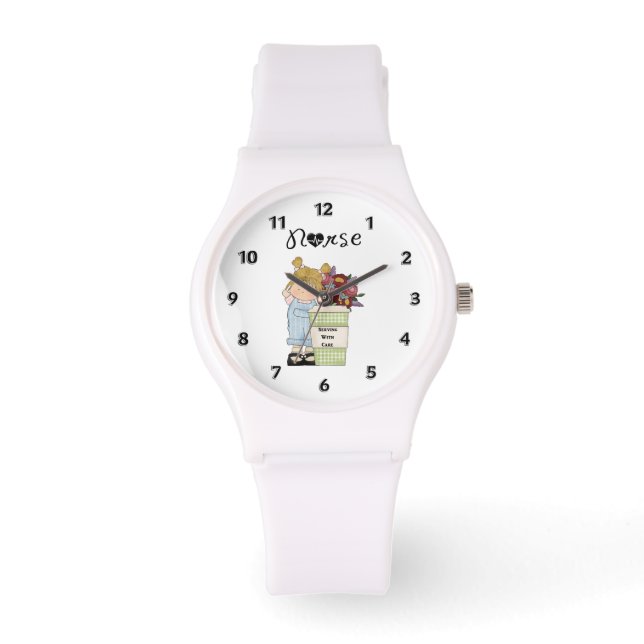 Montre Infirmières RN LPN Infirmière (Recto)