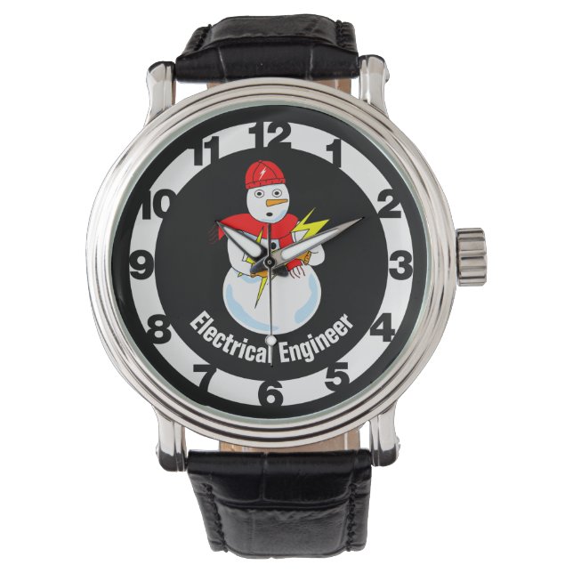 Montre Ingénieur électrique Snowman (devant)