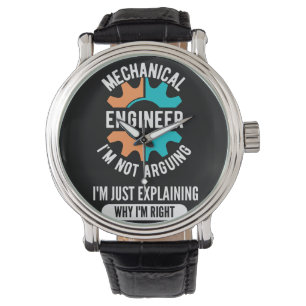 Montre Ingénieur mécanique drôle, Ingénieur mécanique
