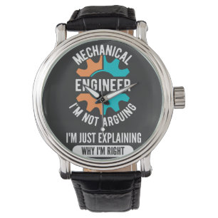 Montre Ingénieur mécanique drôle, Ingénieur mécanique
