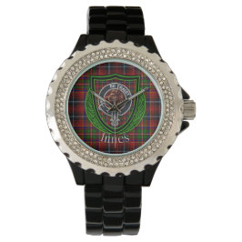 Montre Innes Scottish Clan Tartan & Crest