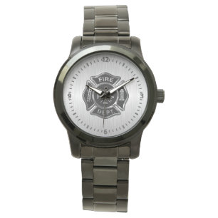 Montre Insigne du service d'incendie foncé