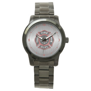 Montre Insigne du service d'incendie Rouge