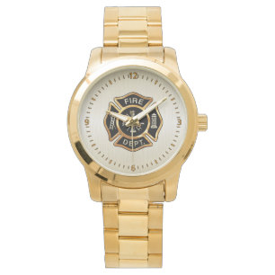 Montre Insigne Gold du service d'incendie