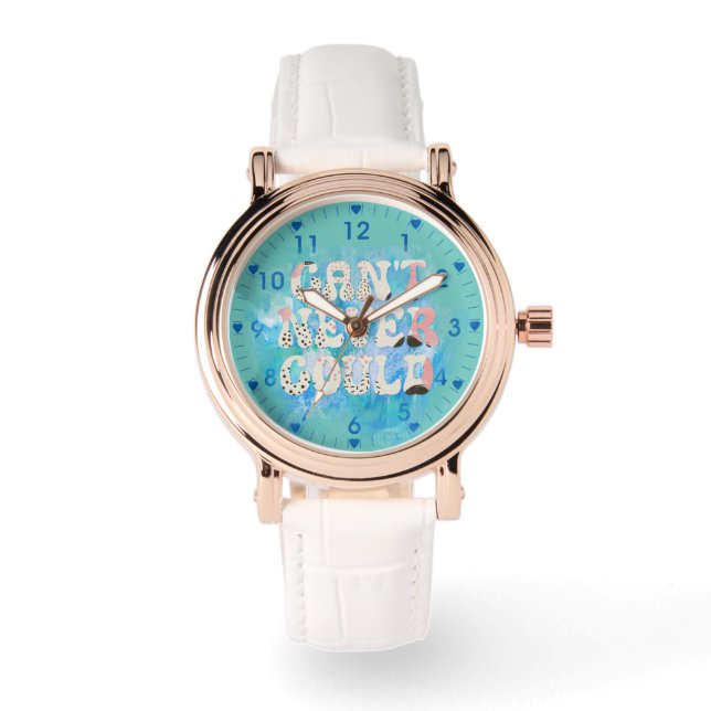 Montre Inspirational ne peut jamais citer (Recto)