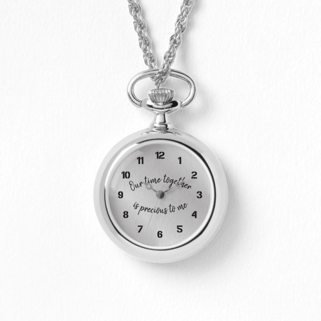 Montre Inspirationnel : Notre temps ensemble est une cita (Recto)