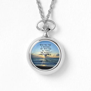 MONTRE INSPIRING MATTHEW 19:26 PHOTO SCRIPTURE