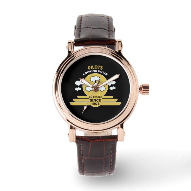 Montre instructeur de vol | Flying School | Diplômé | Pro (Recto)