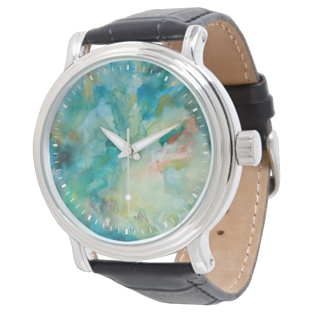 Montre Interstellaire | Ciel bleu Turquoise (Incliné)