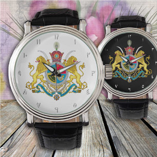 Montre Iran watch, Armoiries impériales 1925-1979 /Lion