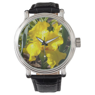 Montre Iris Jaune Lumineux,