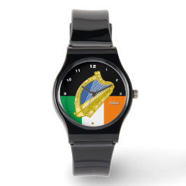Montre Irish Flag watch, Harp Emblem, Irlande /sports