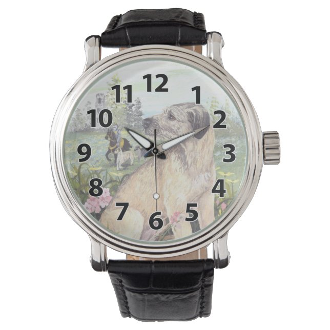 Montre Irlandais Wolfhound Puppy Dreamer Wristwatch (devant)