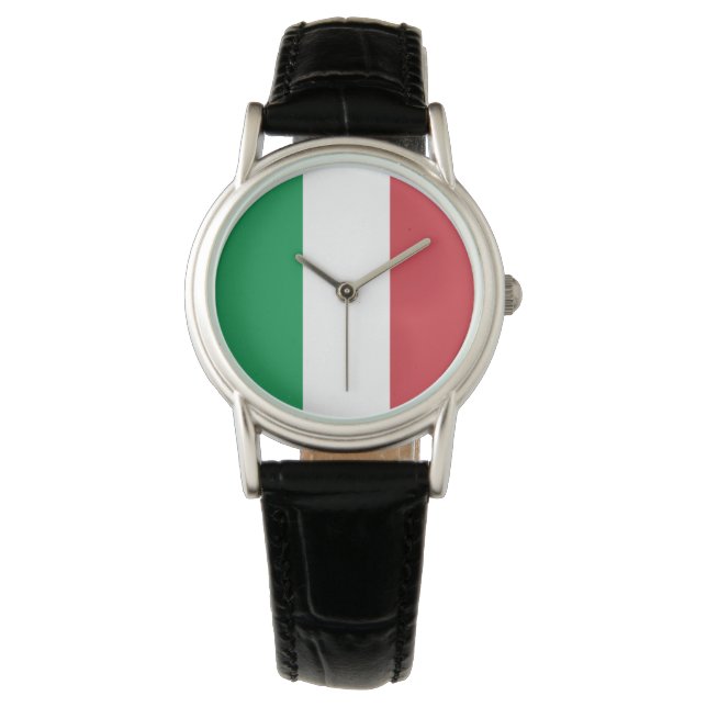 Montre Italie Drapeau Italien Patriotique (devant)