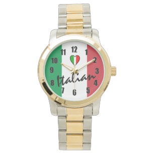 Montre Italien-Drapeau de l'Italie