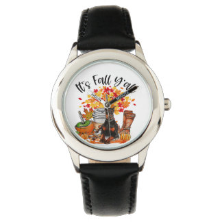 Montre Its Fall Yall Doberman Pinscher Pumpkin Fall Autum