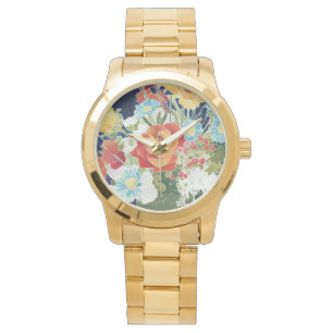 Montre IV floral de minuit