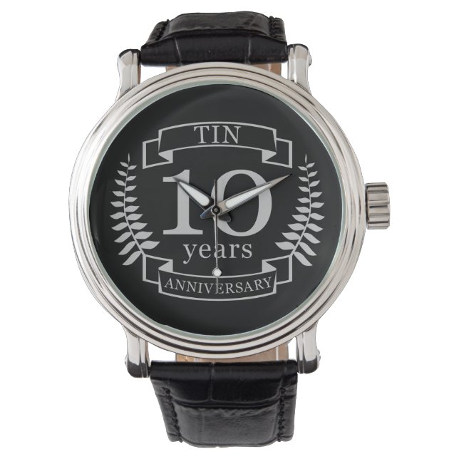 Montre Ivory Traditionnel mariage anniversaire 10 ans (devant)