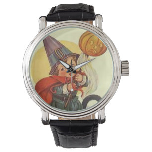 Montre Jack-o'-lantern Citrouille Witch Moon